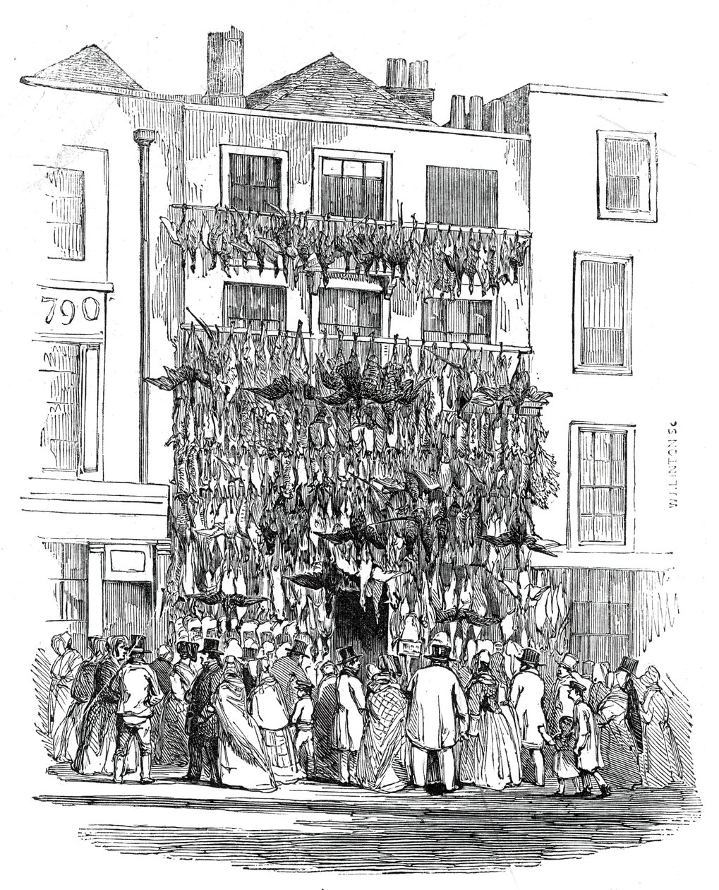 Negozio di Pollame, Holborn-Hill da W. J. Linton