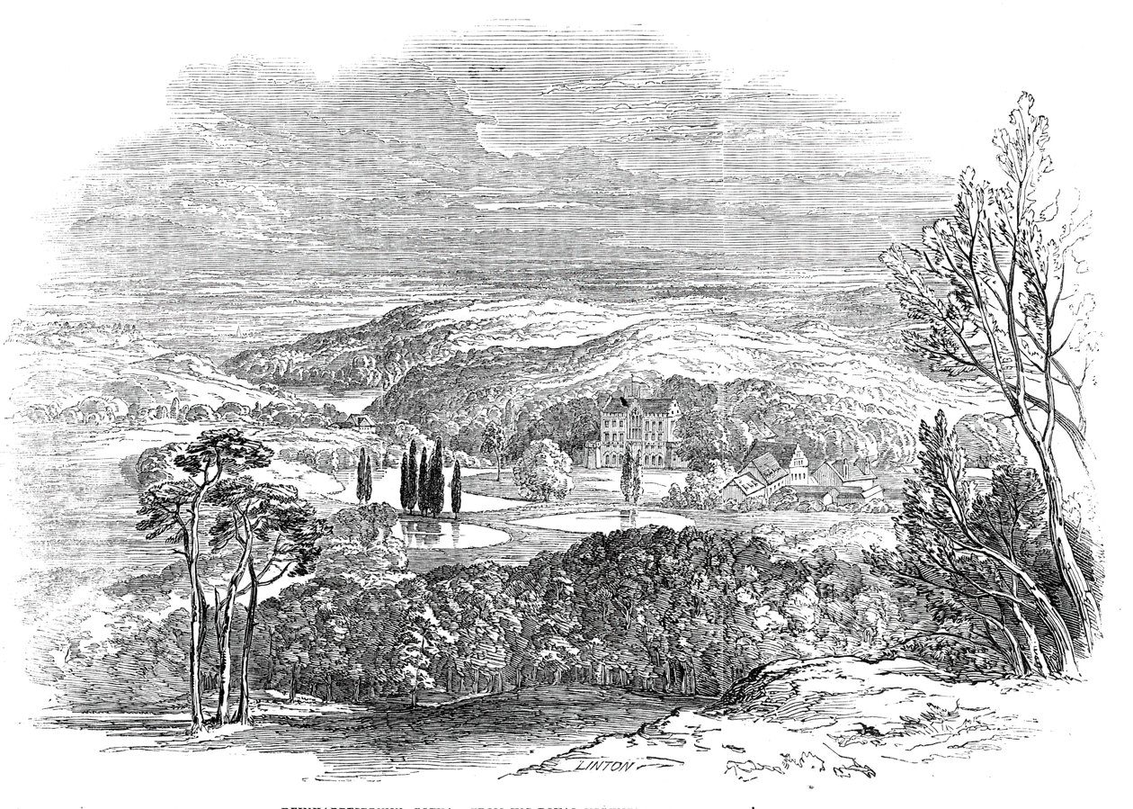 Reinhardtsbrunn, Gotha - dal disegno di Sua Altezza Reale il Principe Alberto da W. J. Linton
