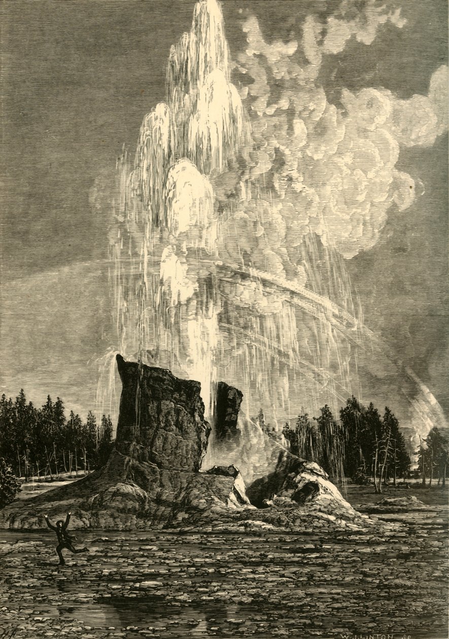 Il grande geyser da W. J. Linton