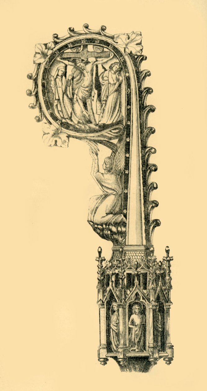 Testa di un bastone pastorale da W. M. McGill