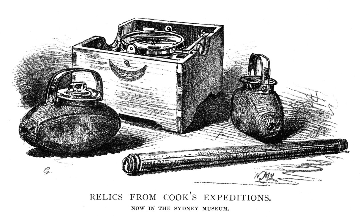 Reliquie dalle spedizioni di Cook da W. Macleod