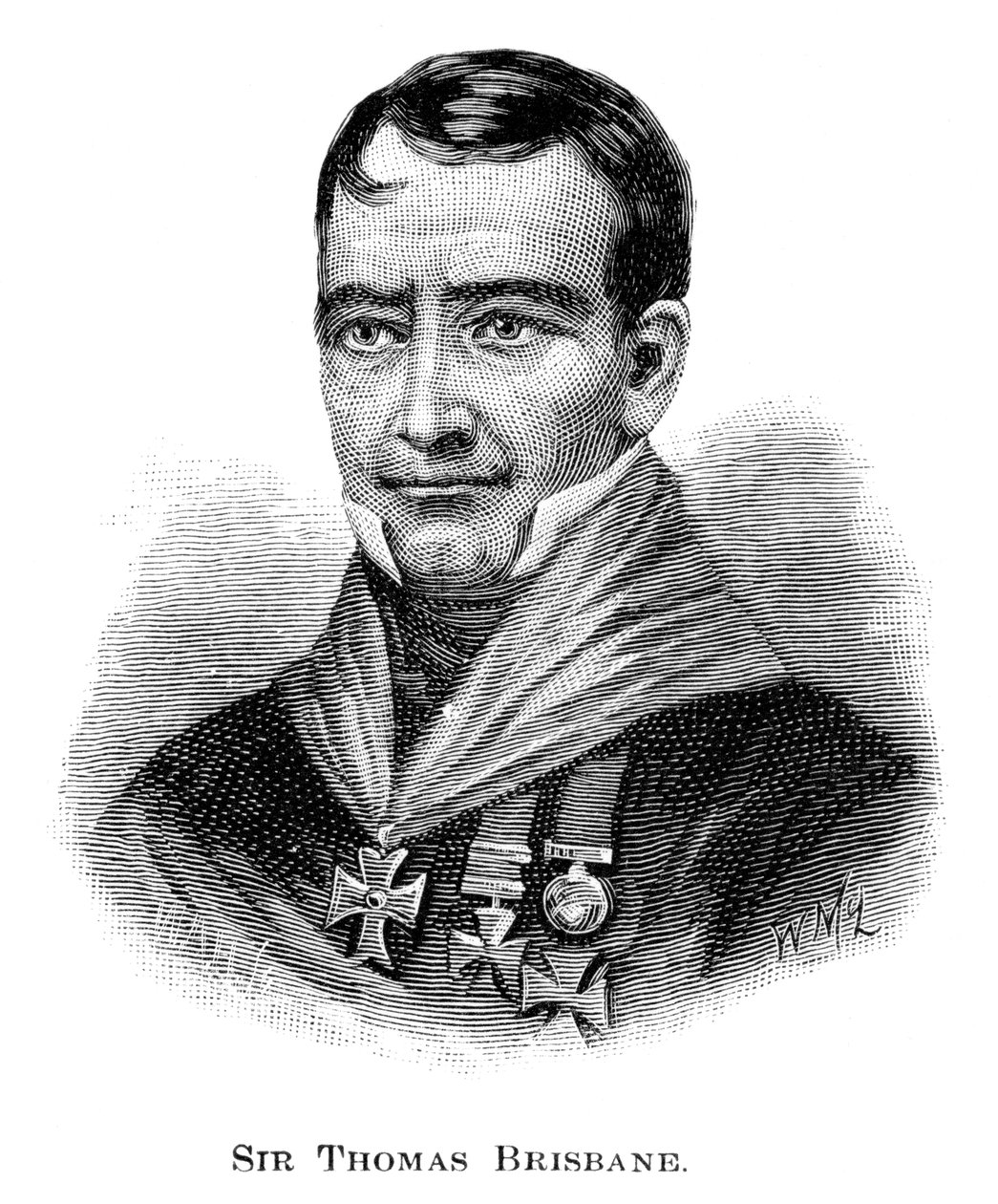 Sir Thomas Brisbane, soldato britannico, governatore coloniale e astronomo, 1886 da W. Macleod