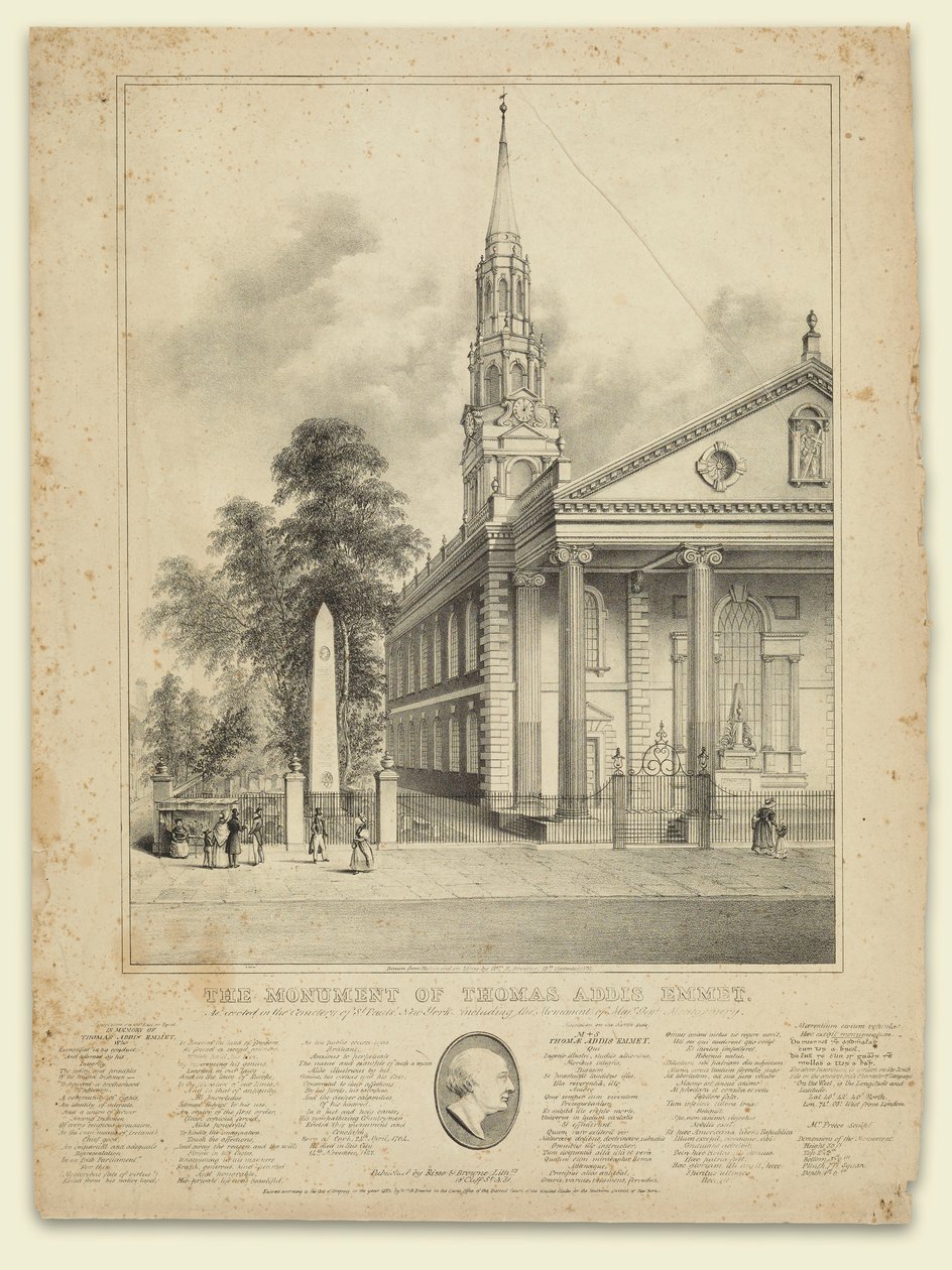 Il monumento di Thomas Addis Emmet da W. R. Browne