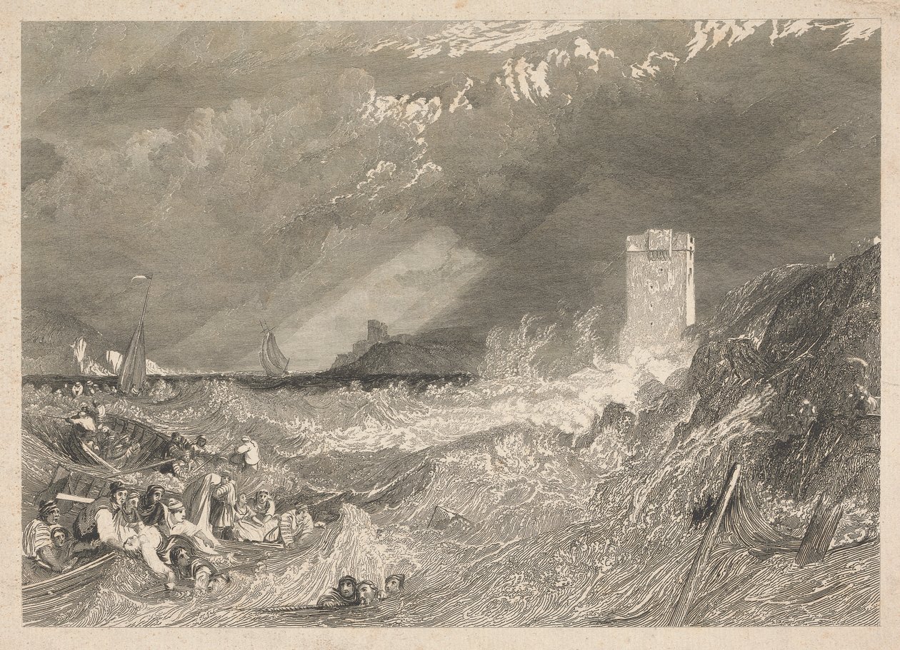 Ingresso al porto di Fowey, Cornovaglia da W. R. Smith