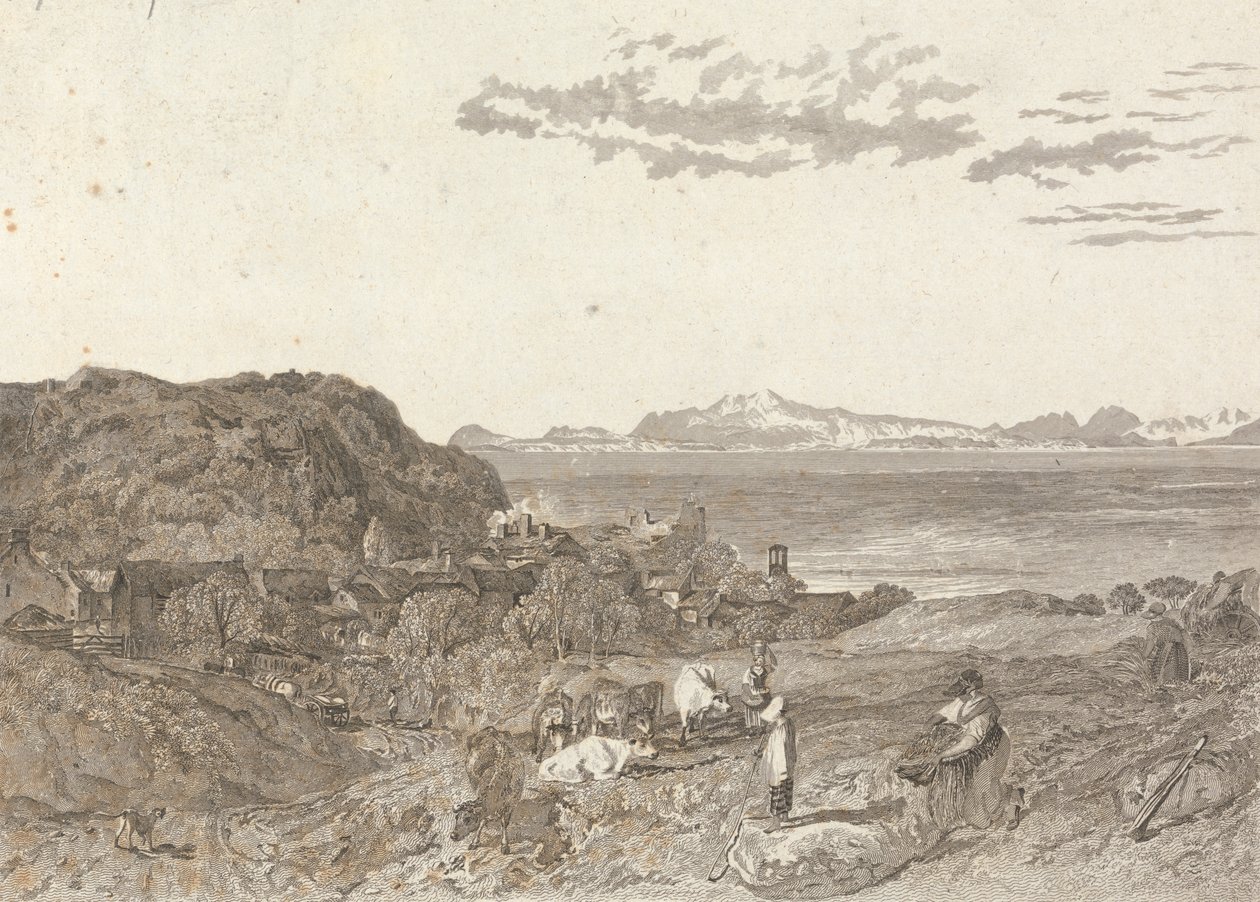 Heysham e il monte Cumberland da W. R. Smith