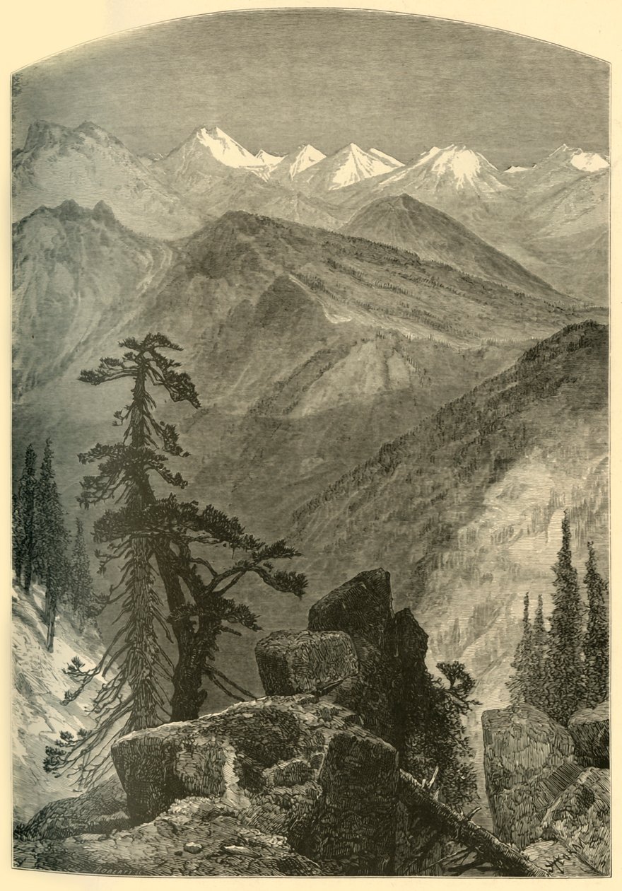 La vetta delle Sierras da W. Roberts