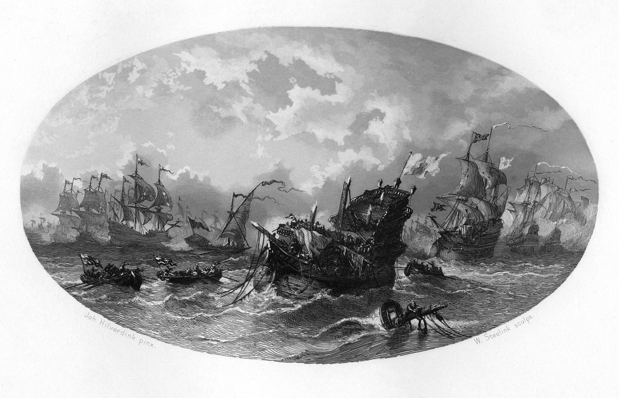 La flotta invincibile, 1588 c1870 da W. Steelink