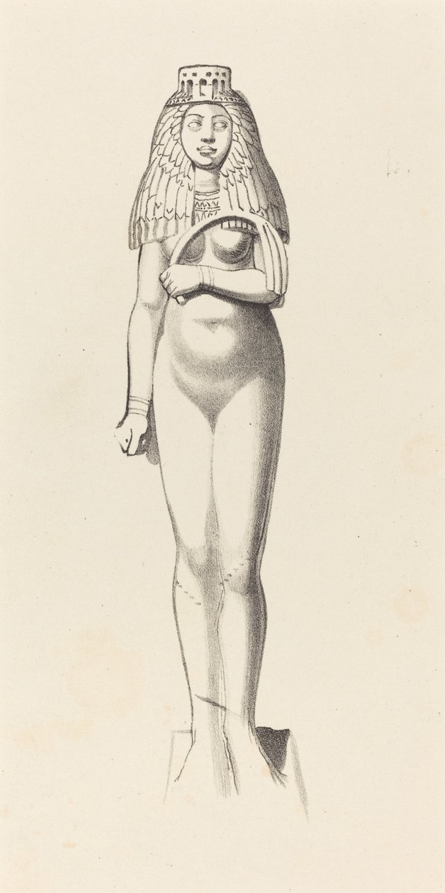 Figura di Bubaste o Iside da W. Walton after John Flaxman