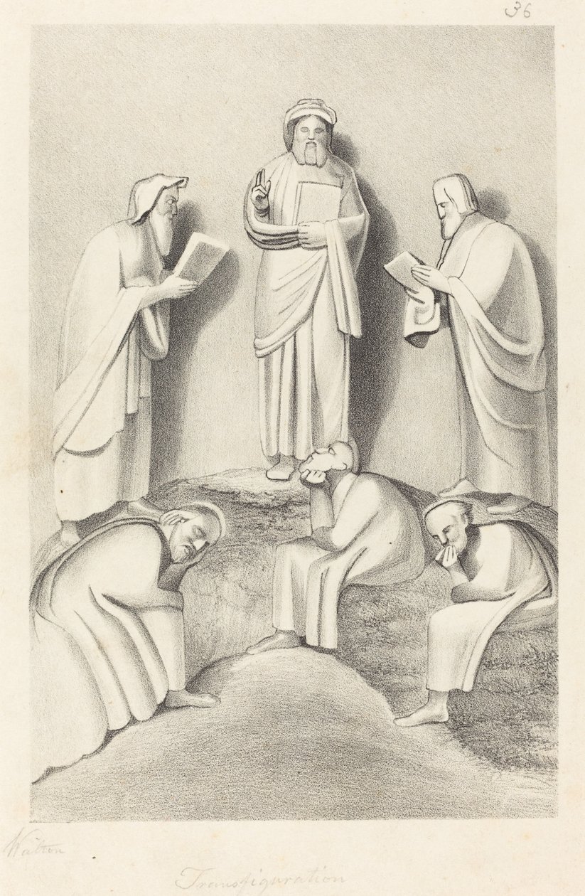 La Trasfigurazione da W. Walton after John Flaxman