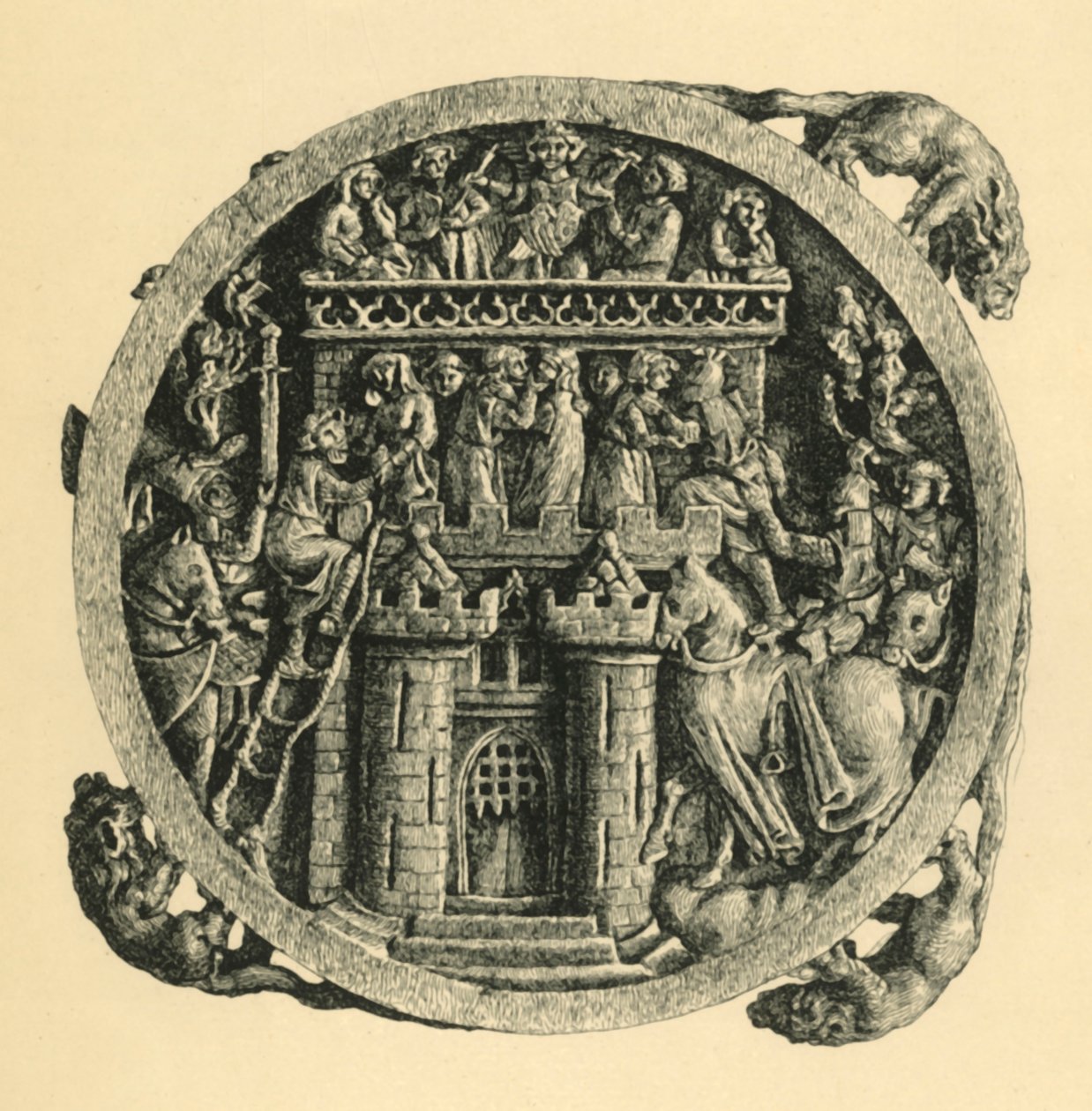 Cofanetto di Avorio raffigurante l