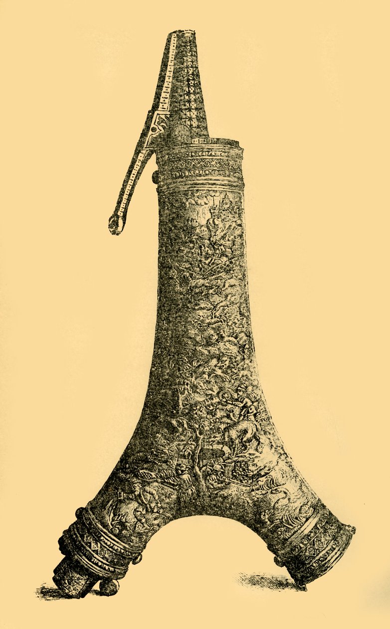 Fiaschetta da polvere, c1580-1600, 1881 da W. Wise