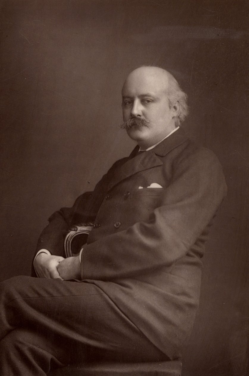 (Charles) Hubert (Hastings) Parry (1848-1918) (woodburytype) da W. and D. (after) Downey