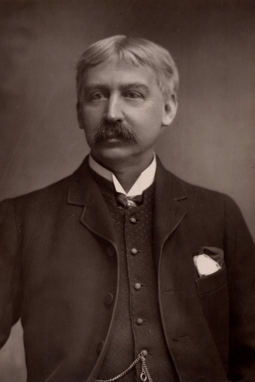 Francis Bret Harte, editore e scrittore americano da W. and D. (after) Downey