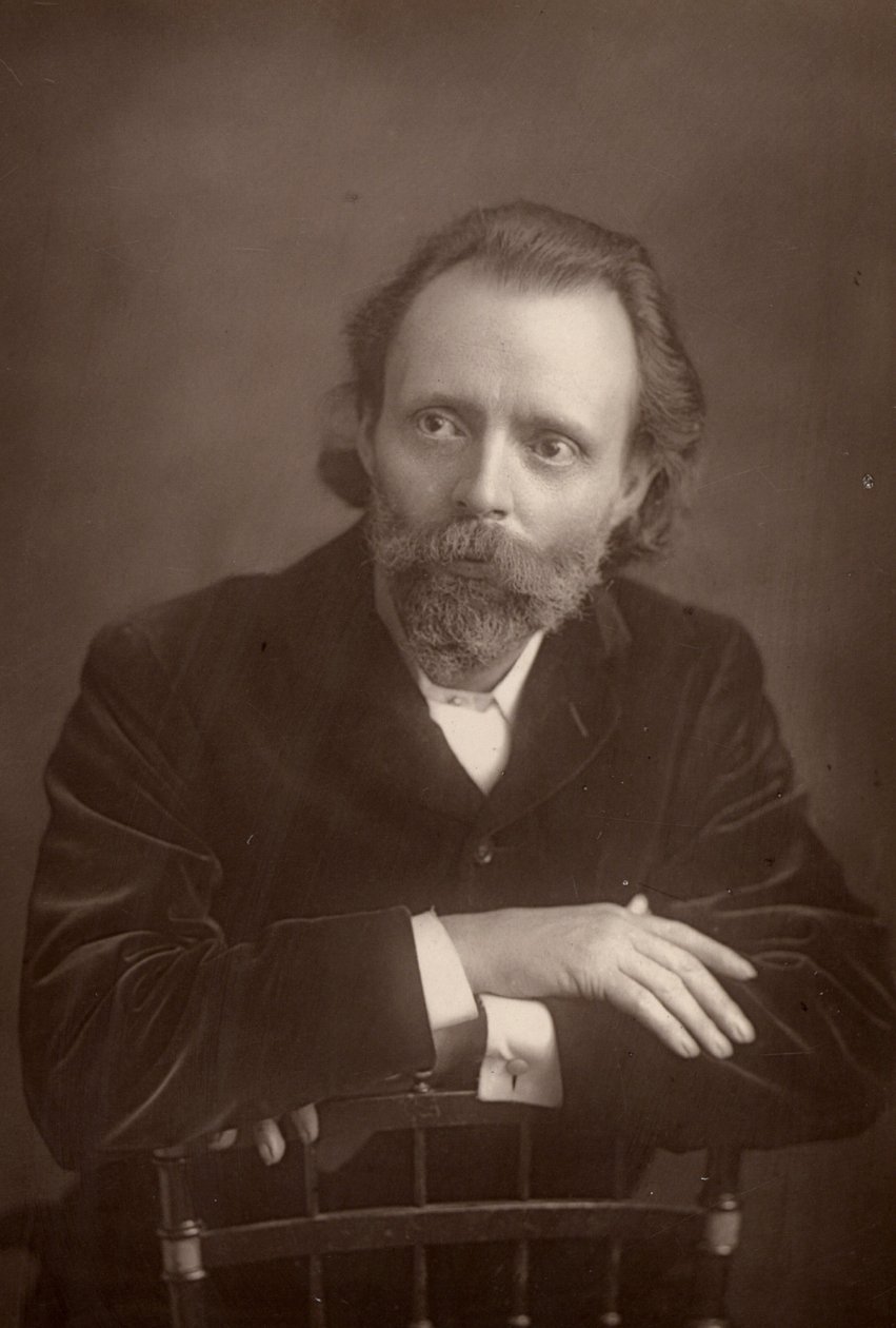 Thomas Henry Hall Caine, romanziere inglese da W. and D. (after) Downey