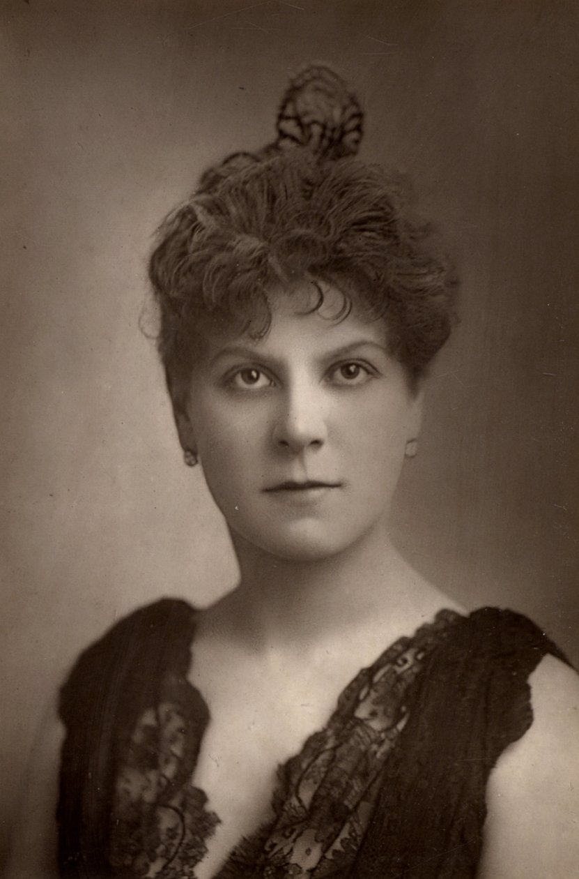 Jessie Millward (Mrs John Glendinning), attrice inglese, membro della compagnia teatrale di Henry Irving da W. and D. (after) Downey