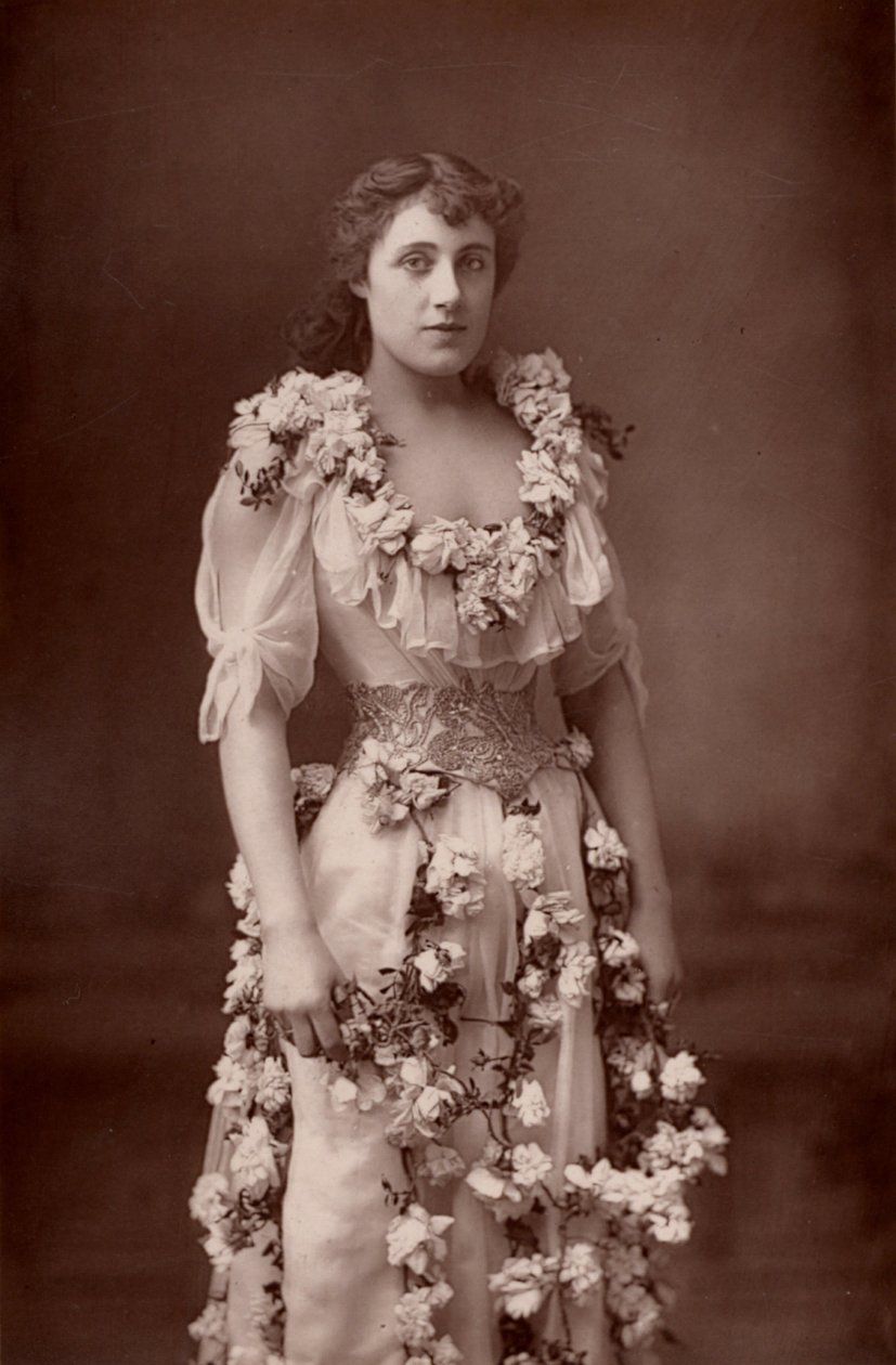 Julia Neilson (1868-1957) attrice inglese (woodburytype) da W. and D. (after) Downey