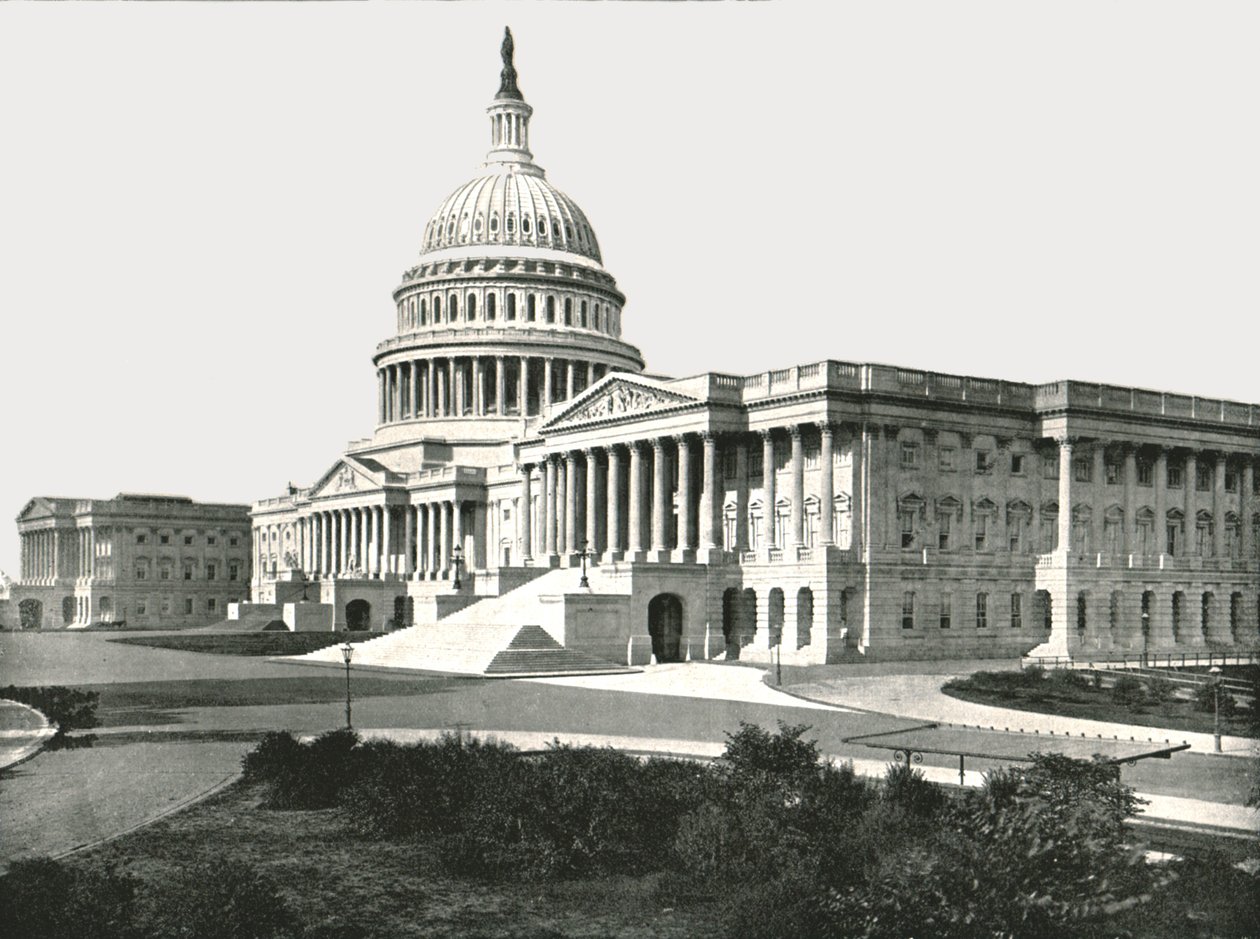 Il Campidoglio, Washington DC, USA, 1895 da W and S Ltd