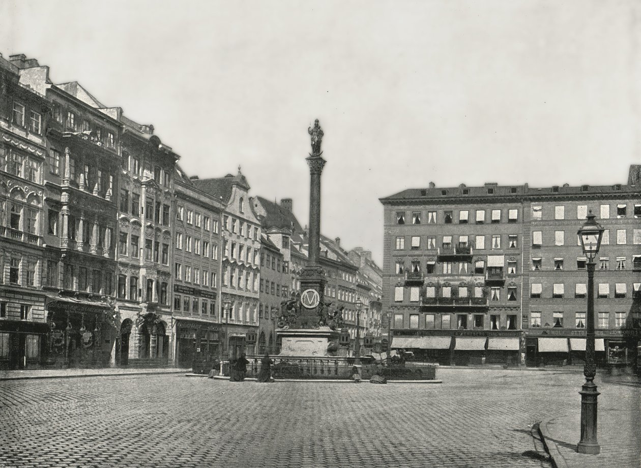 Karolinenplatz, Monaco, Germania, 1895 da W and S Ltd
