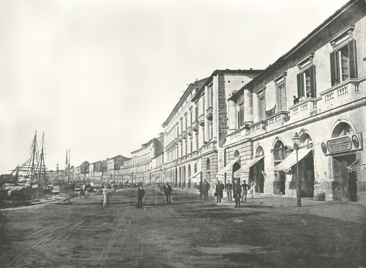 La Marina, Messina, Sicilia, Italia, 1895 da W and S Ltd