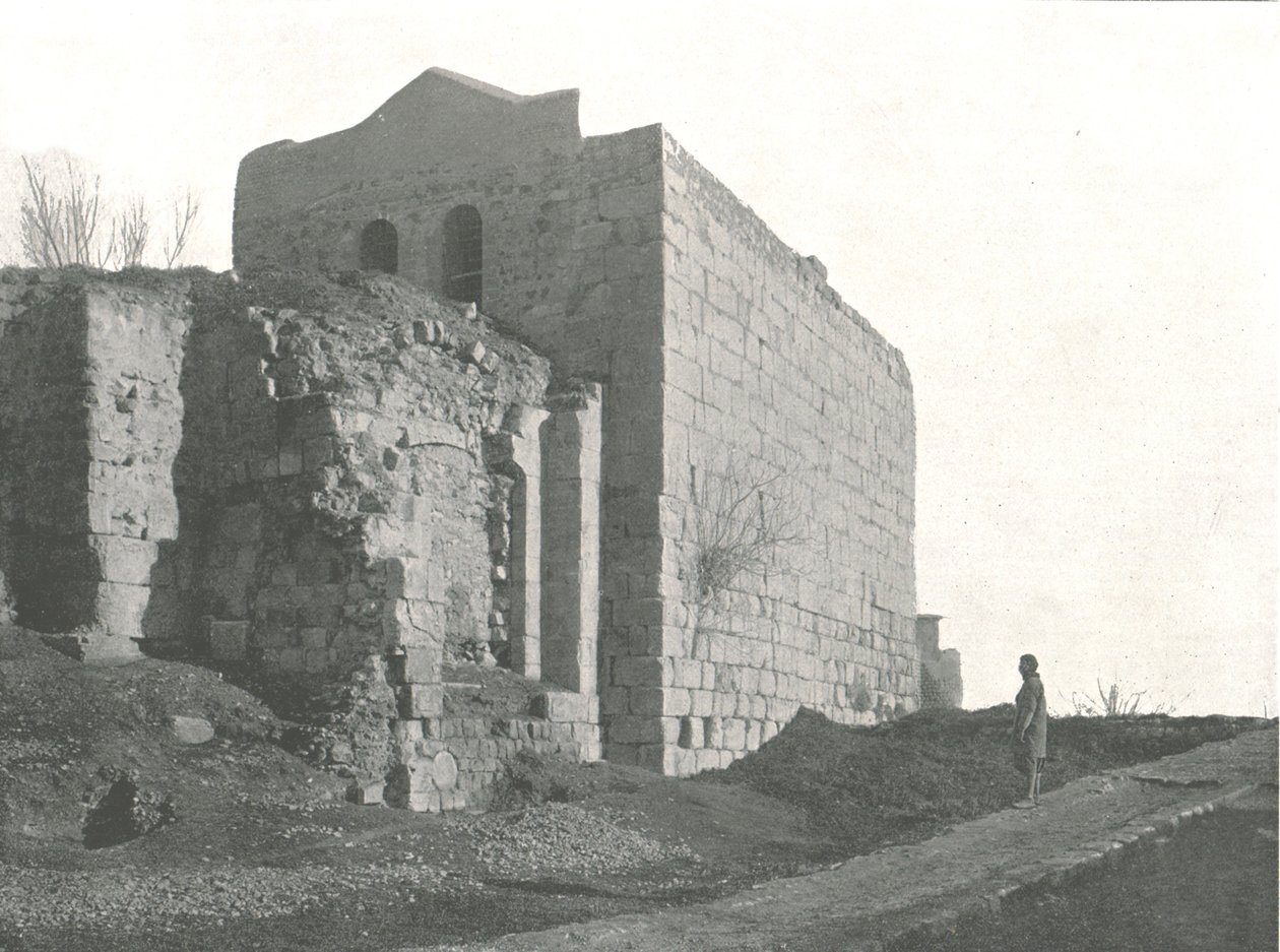 Torre da cui San Paolo discese in un cesto, Damasco, Siria Ottomana, 1895 da W and S Ltd