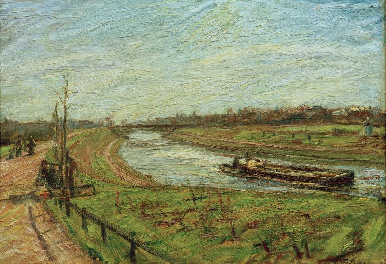 Paesaggio sul canale di Teltow da Waldemar Rosler
