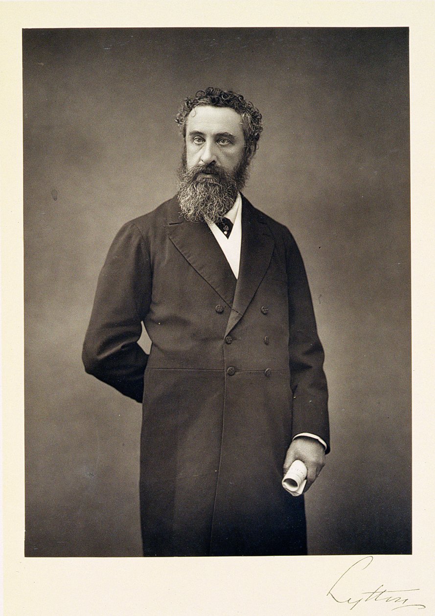Ritratto di Edward Robert Bulwer-Lytton, 1° Conte di Lytton (1831-91) da Walery Rzewuski