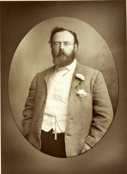 Ritratto di Robert Buchanan (1841-1901) (foto in b/n) da Walery Rzewuski
