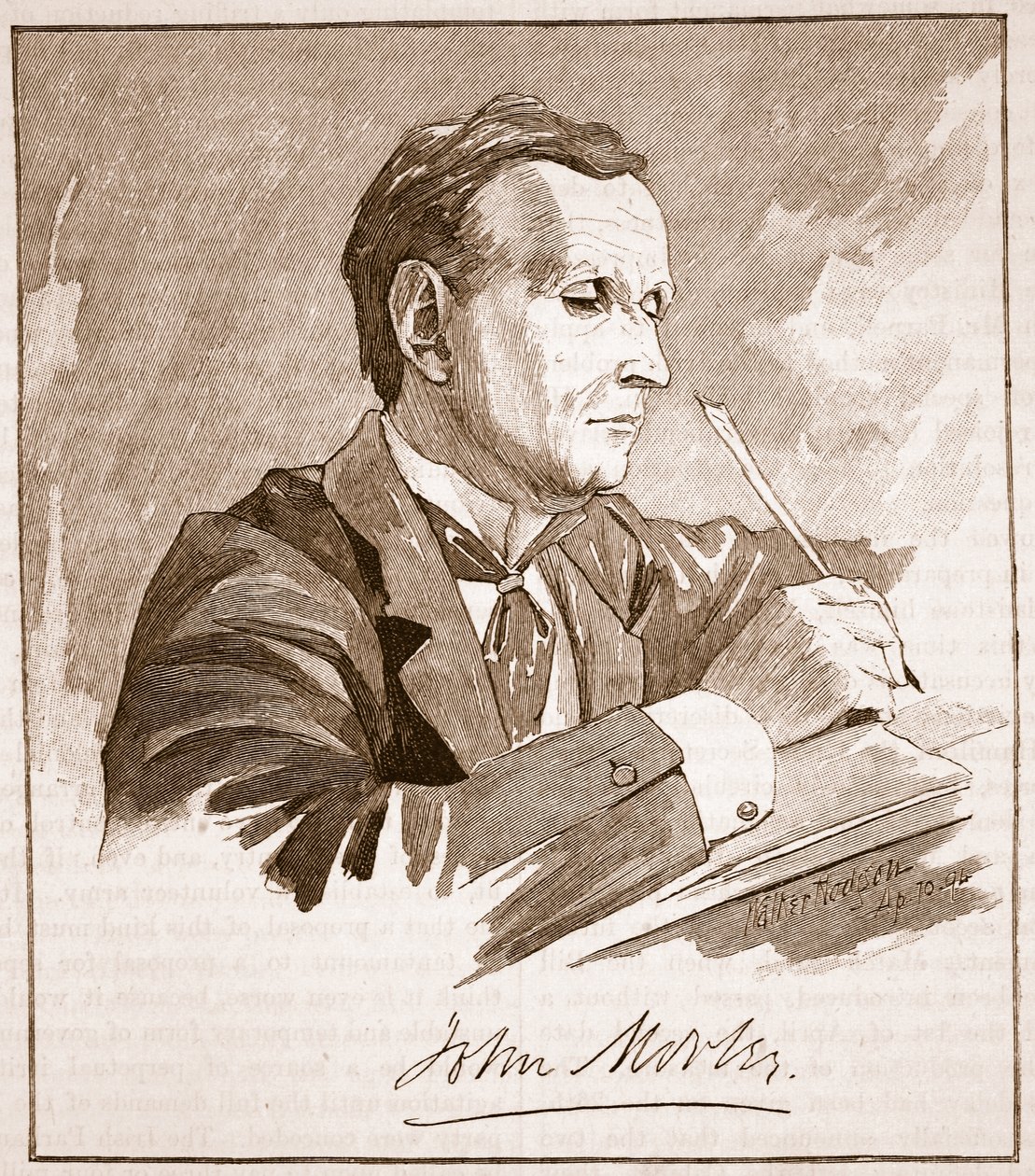 Mr. Morley, illustrazione da 