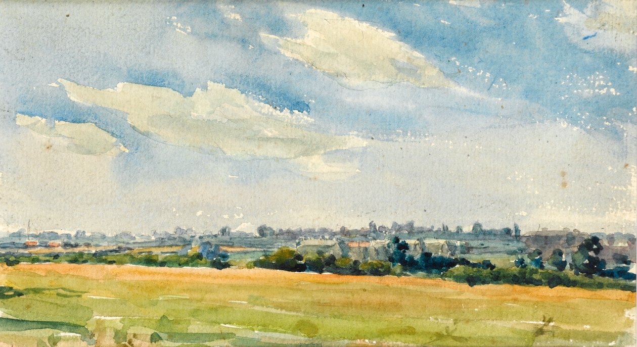 Paesaggio con nubi cirriformi da Walter Bonner Gash
