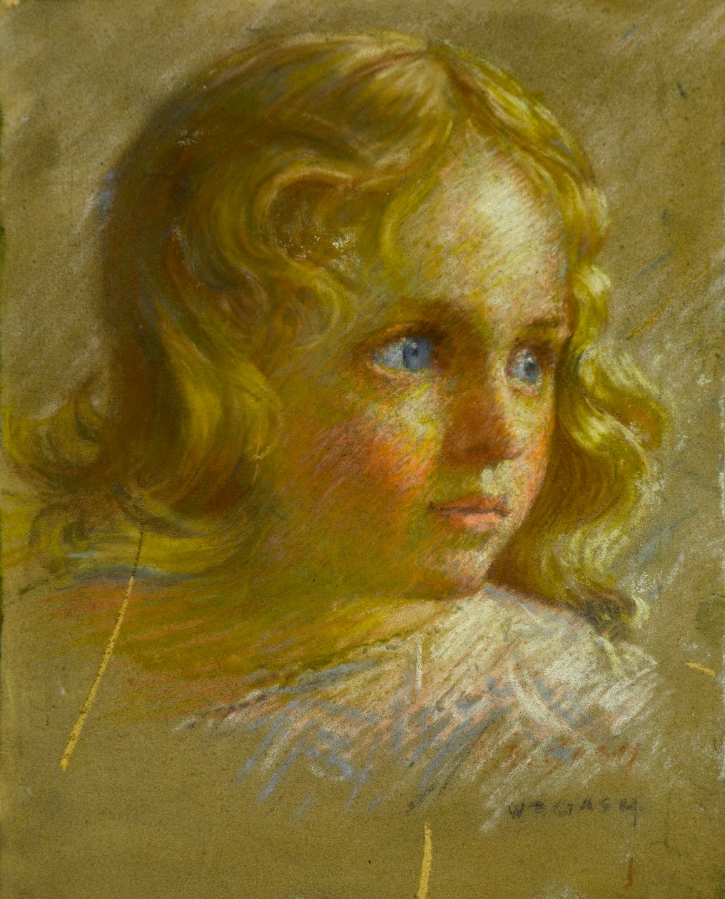 Ritratto di una giovane ragazza da Walter Bonner Gash