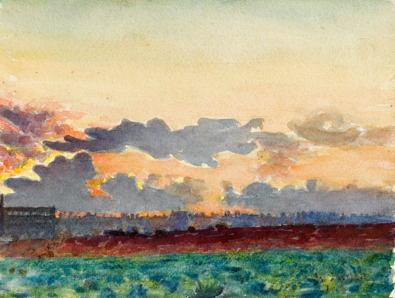 Tramonto sui campi da Walter Bonner Gash