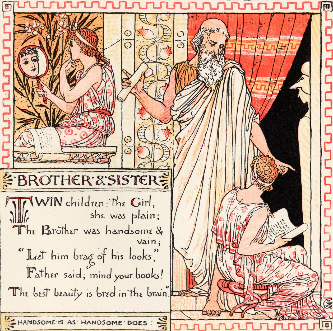 Fratello e sorella, illustrazione da 