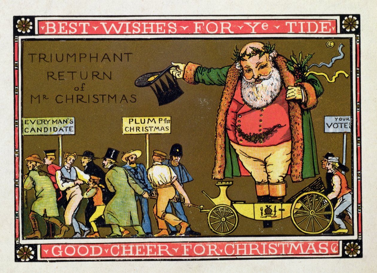 Biglietto di Natale da Walter Crane