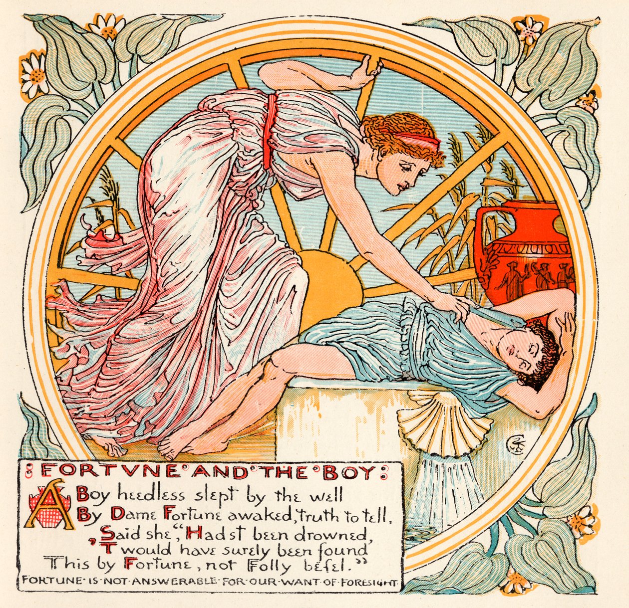 Fortuna e il ragazzo, illustrazione da 