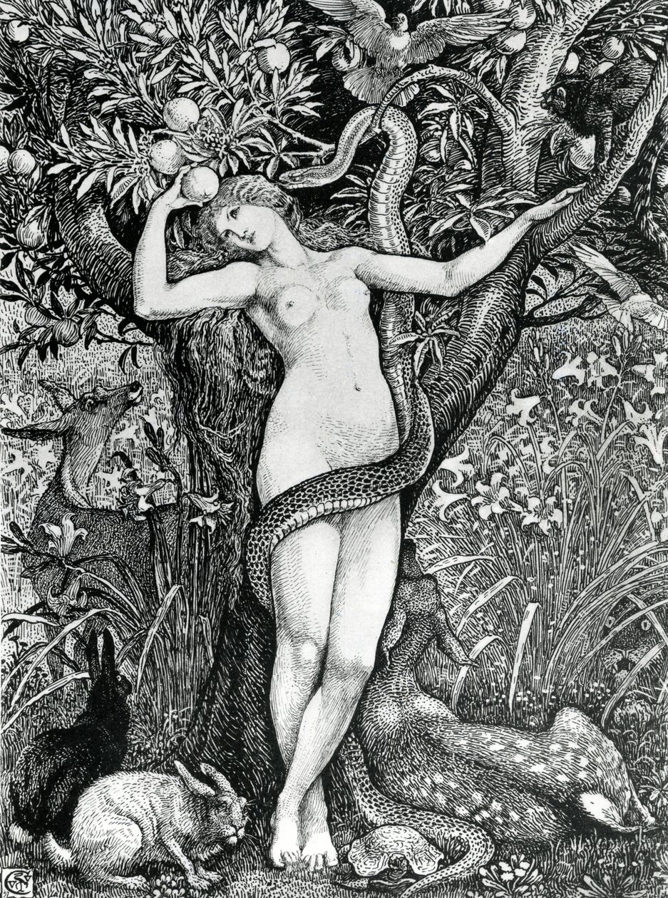 La tentazione di Eva da Walter Crane