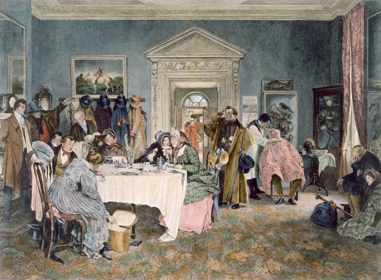 Da Londra a York - Tempo scaduto! - un incidente nei vecchi giorni delle carrozze, pub. 1897 da Walter Dendy Sadler