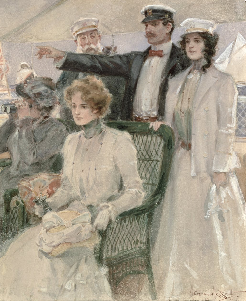 A Bordo della Nave, 1901 da Walter Granville Smith