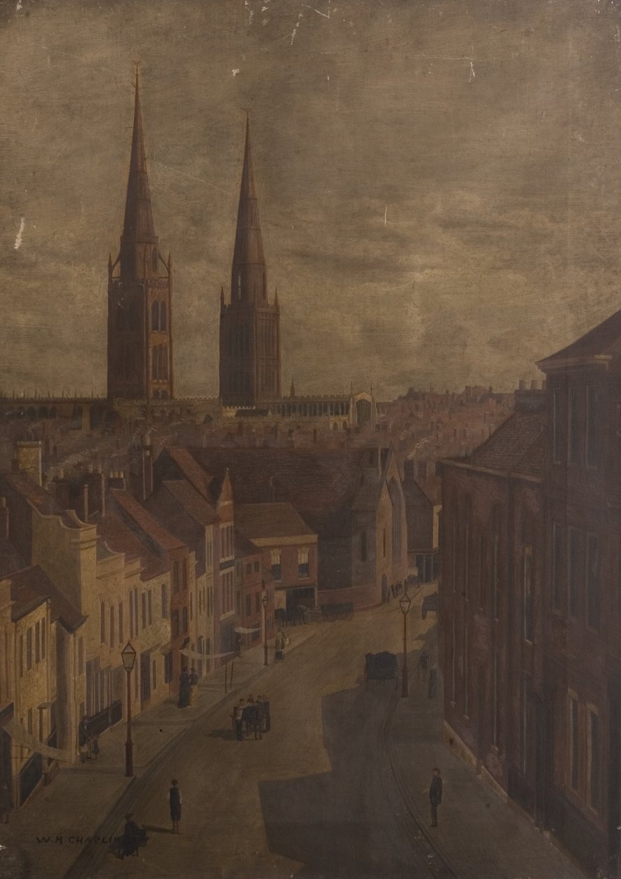 Bishop Street, Coventry, c.1885 da Walter H. Chaplin