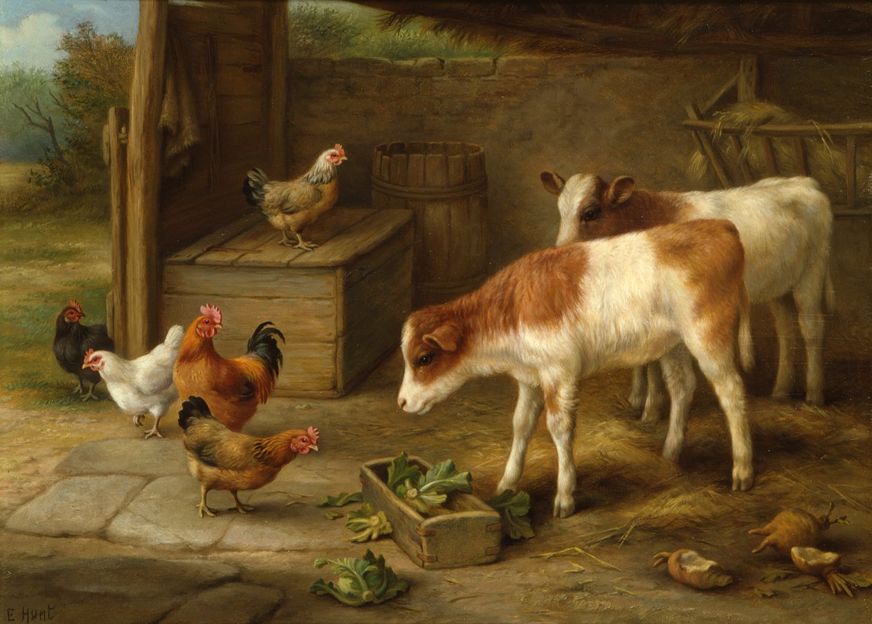 Scena di fattoria da Walter Hunt