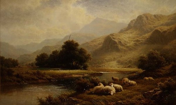 Veduta sul Lledr, Galles del Nord da Walter J. Watson