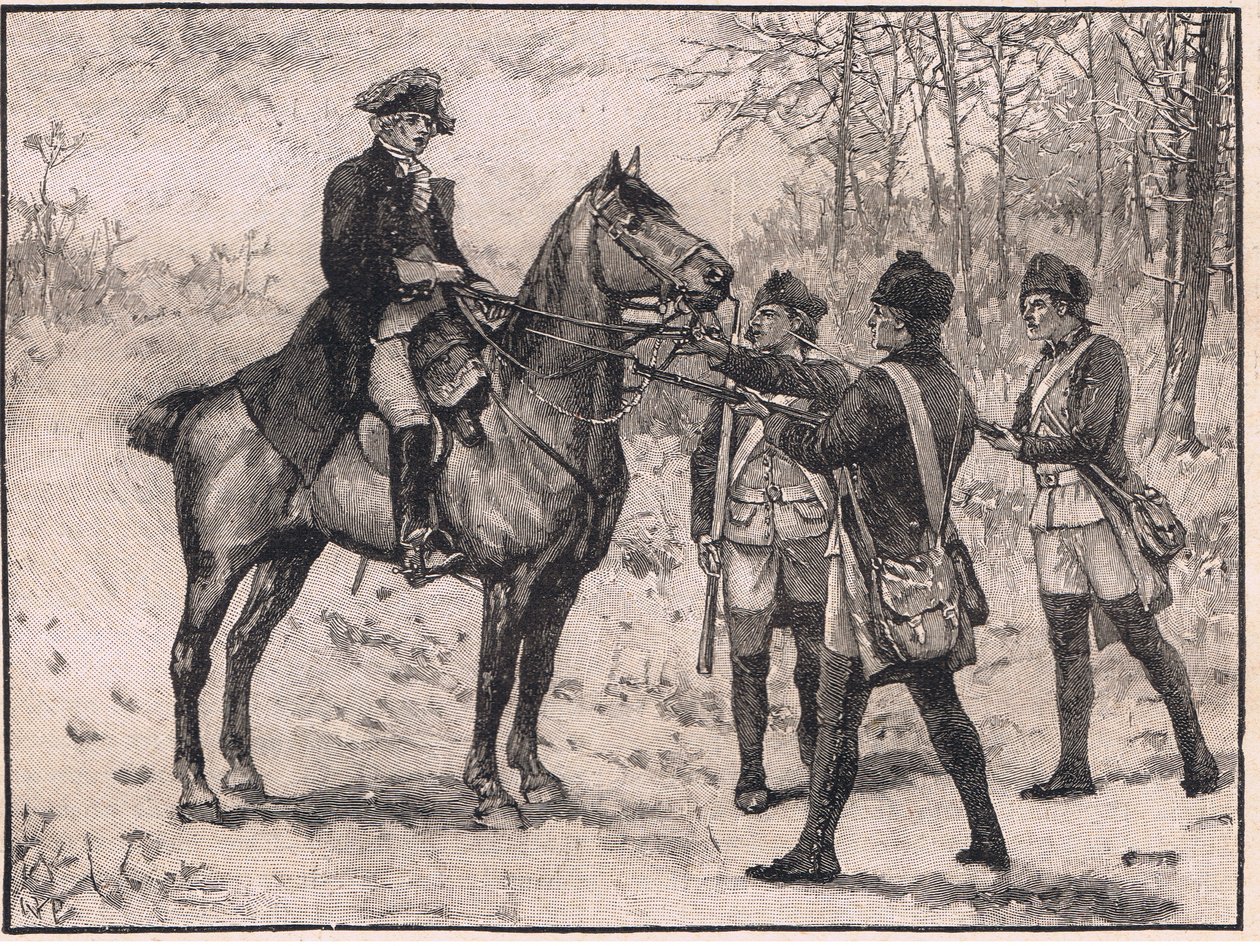Arresto del maggiore Andre AD 1780 da Walter Paget