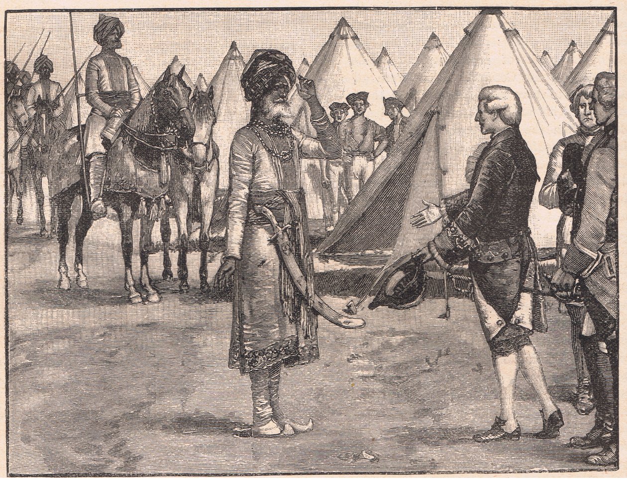 Il grande Mogol che entra nel campo inglese AD 1765 da Walter Paget