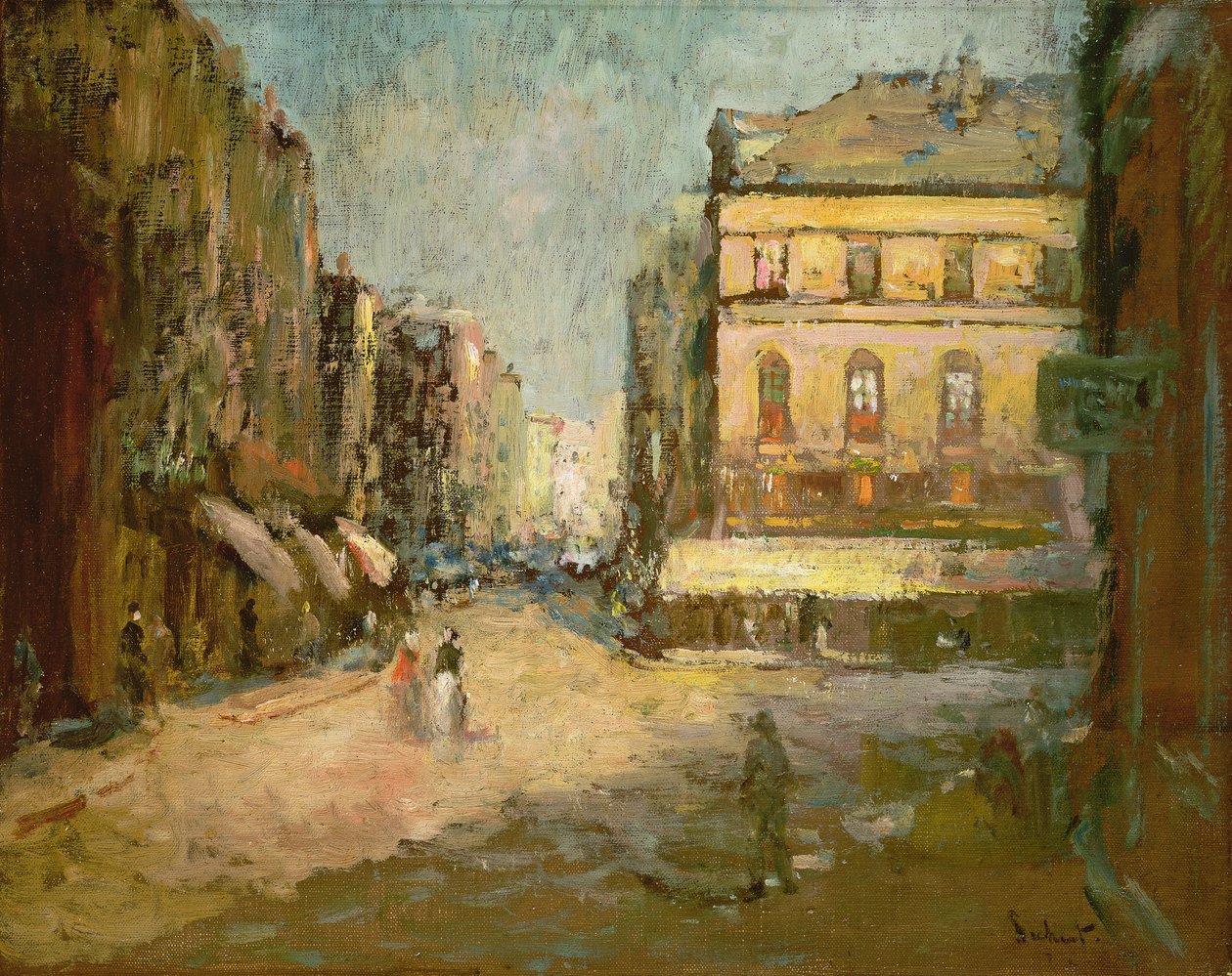 Café des Tribunaux, Dieppe da Walter Richard Sickert