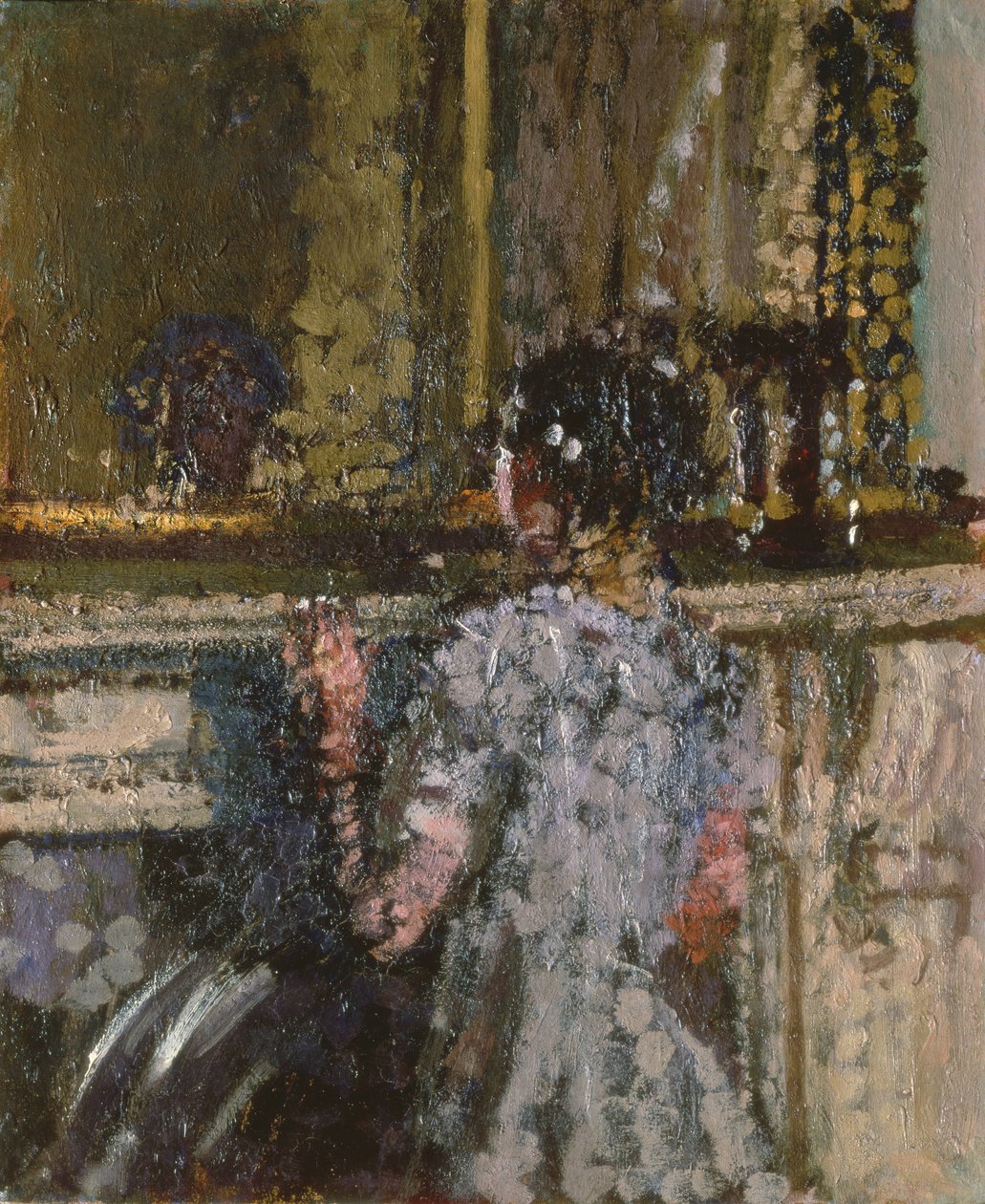 Ragazza che guarda in uno specchio da Walter Richard Sickert