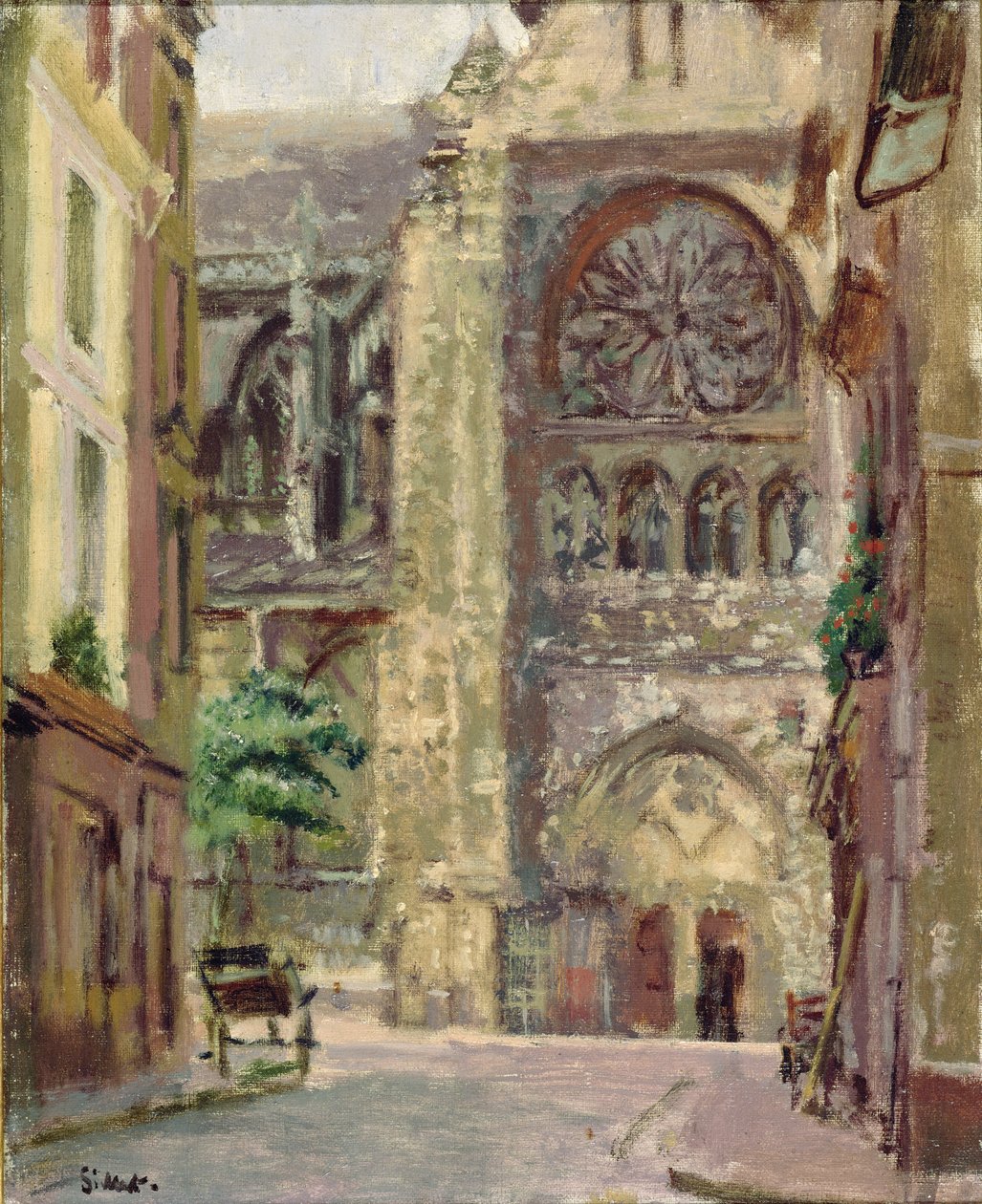 La Rue Pecquet, Dieppe, c.1907 da Walter Richard Sickert