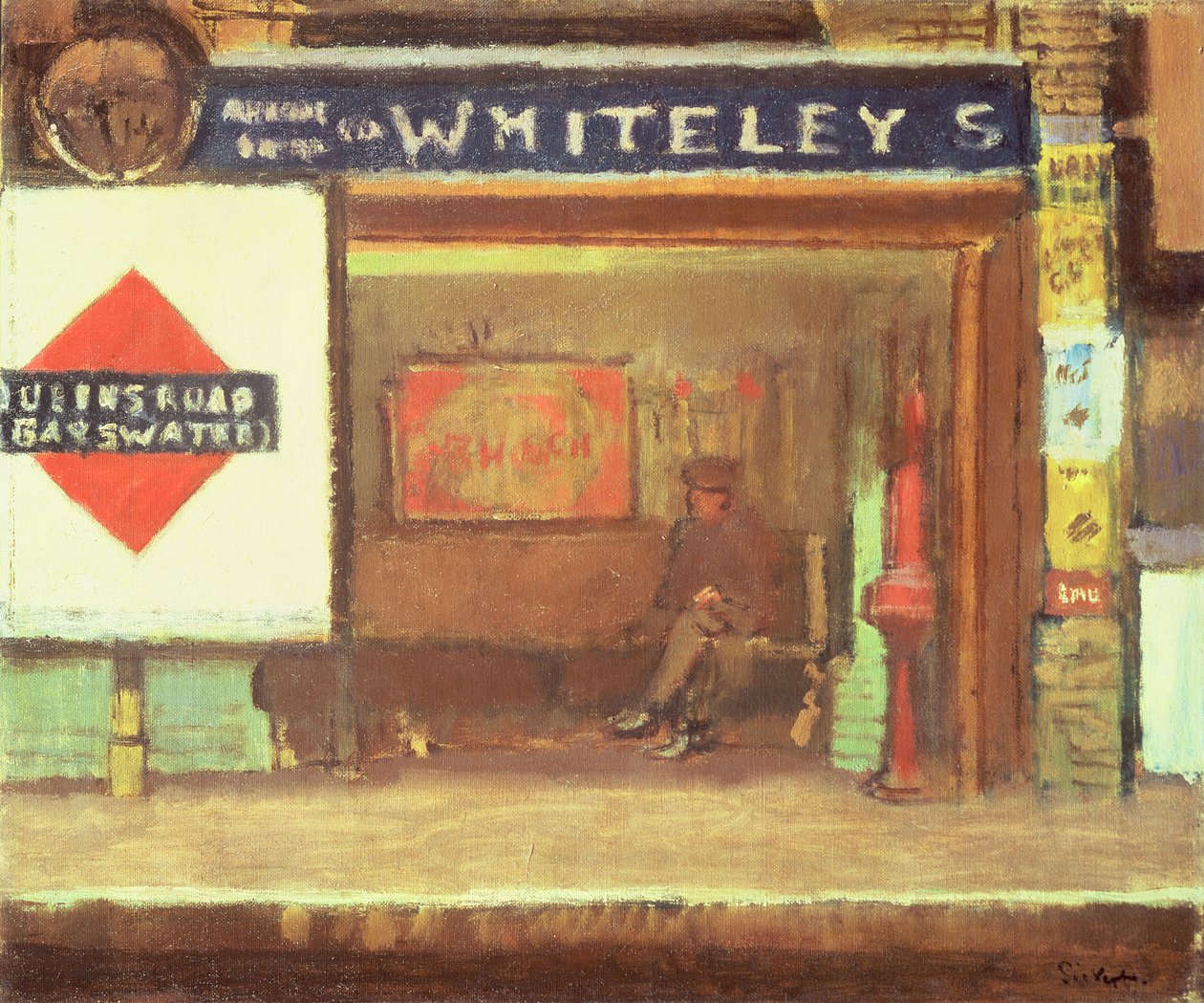 Stazione di Queens Road, Bayswater, c.1916 da Walter Richard Sickert