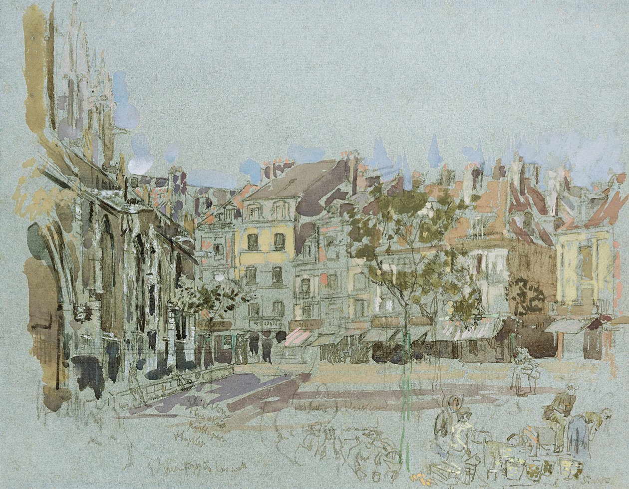 Rue de la Boucherie, Dieppe da Walter Richard Sickert