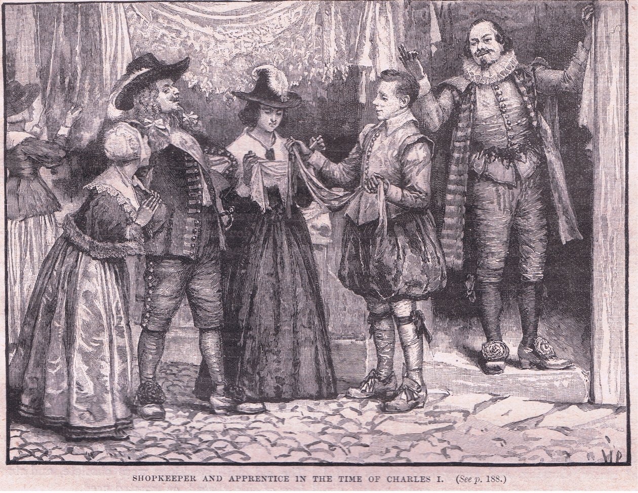 Commerciante e apprendista al tempo di Carlo I da Walter Stanley Paget