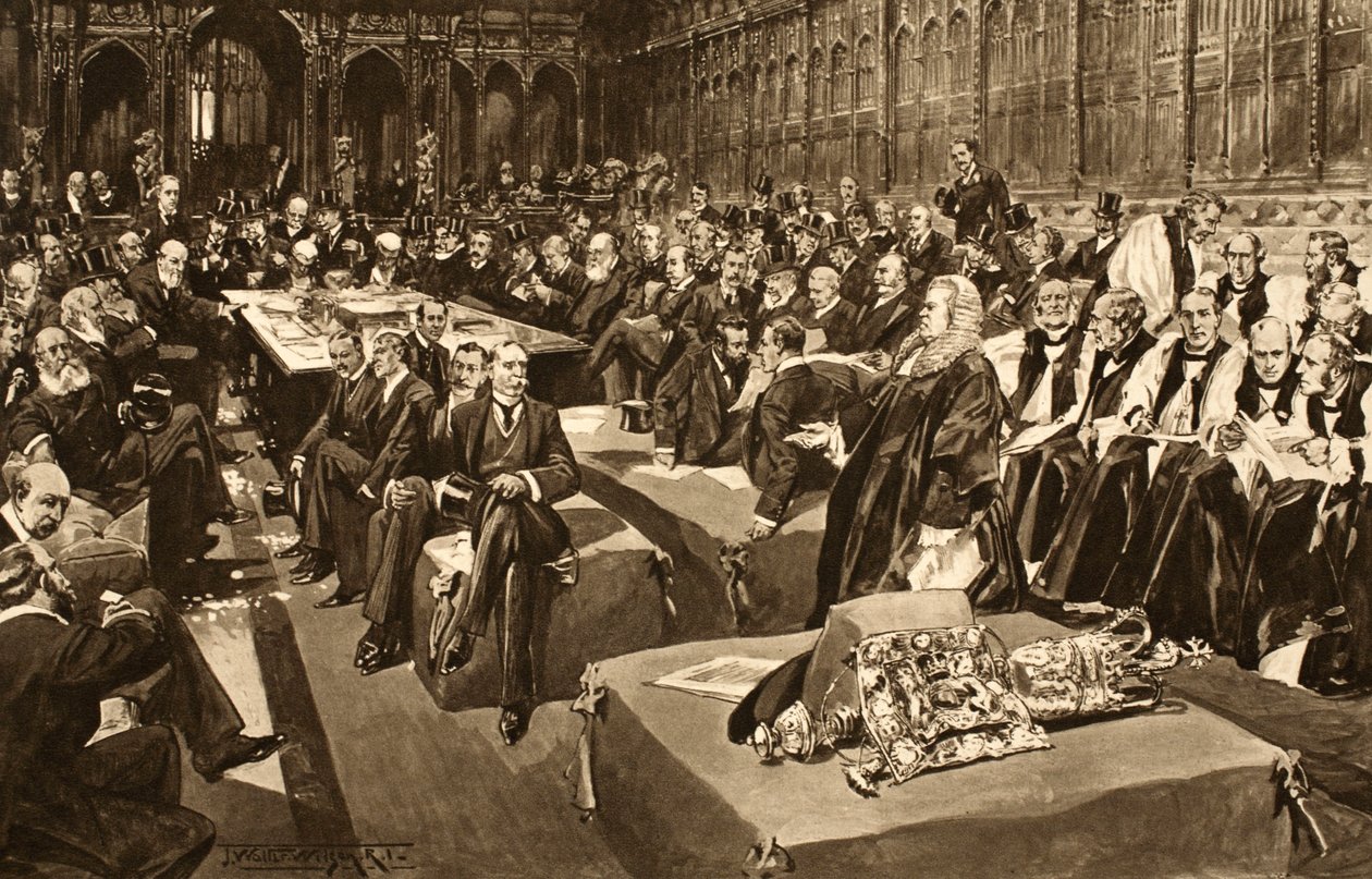 Il Giuramento di Incoronazione - Il Primo Parlamento di Re Edoardo VII, da 