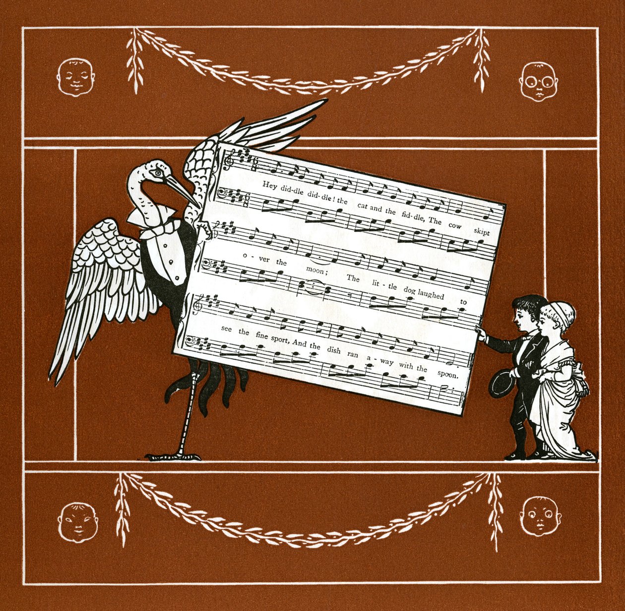 Il gatto e il violino da Walter Crane